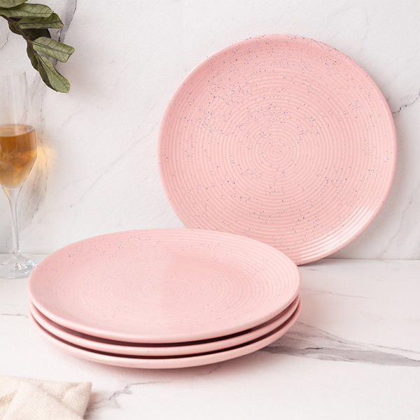 Dinner Plate - Kestha Dinner Plate (Pastel Pink) - Set Of Four