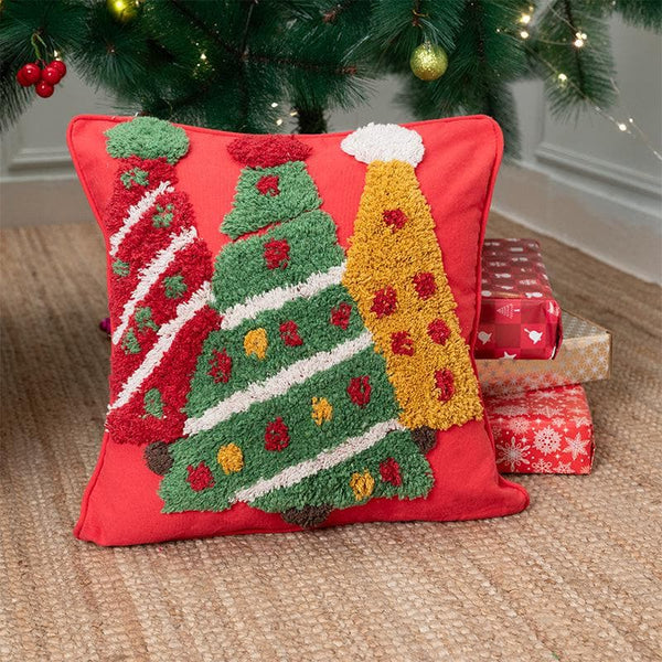 Buy Holiday Fir Cushion Cover Online in India | Cushion Covers on Vaaree