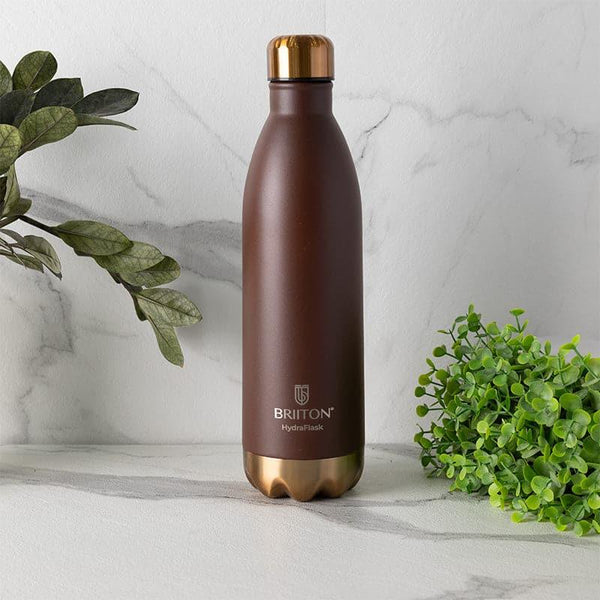 Melta Sip Hot & Cold Thermos Water Bottle (Brown) - 1000 ML