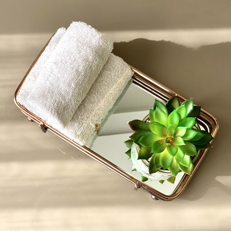 Buy Vendo Bathroom Tray - Copper Accessories & Sets from Vaaree