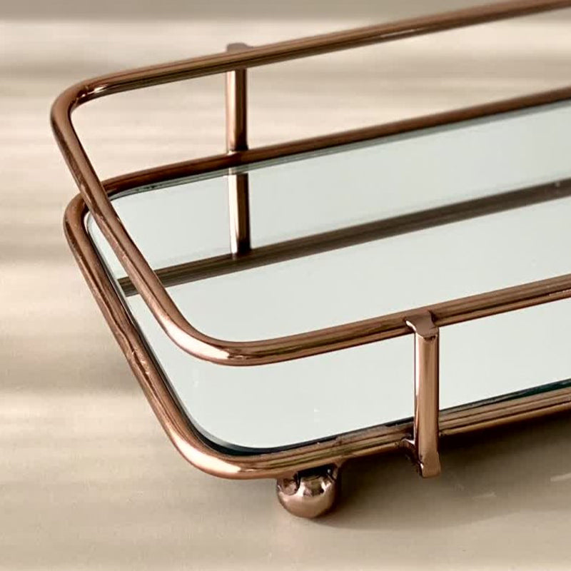 Buy Vendo Bathroom Tray - Copper Accessories & Sets from Vaaree