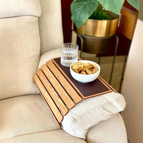 Buy Mahina Sofa Armrest Tray Serving Tray from Vaaree