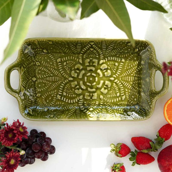 Buy Aspensa Handmade Serving Tray Serving Tray from Vaaree