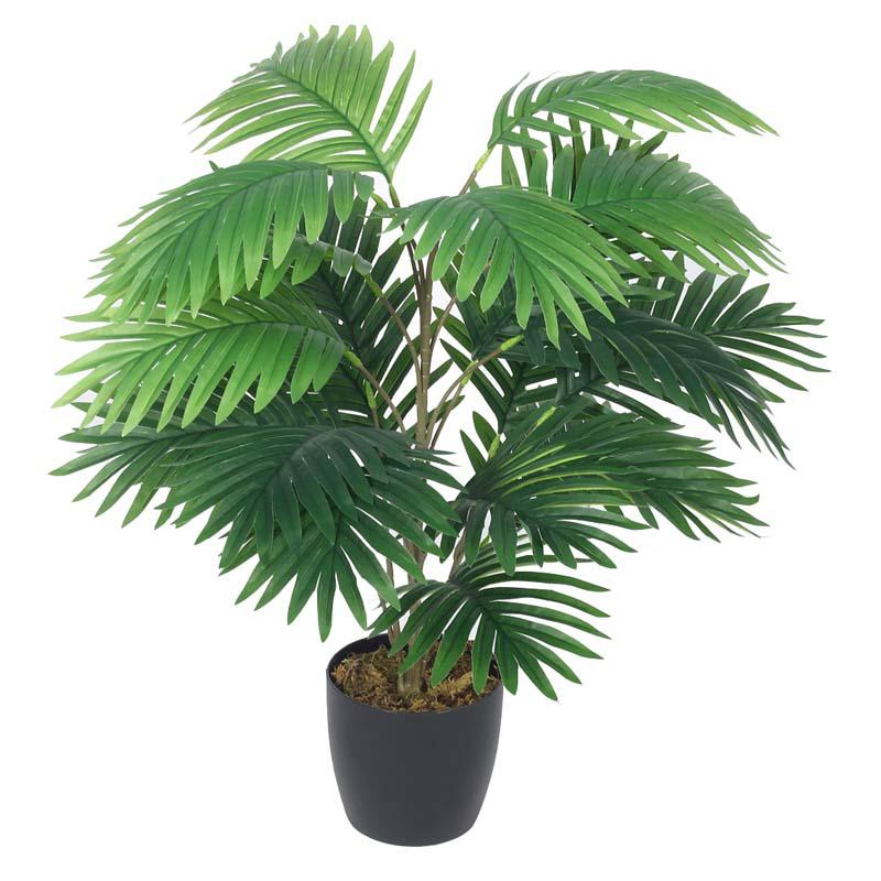 Buy Faux Lush Areca Palm Plant With Pots - 2.5 Feet Artificial Plants from Vaaree