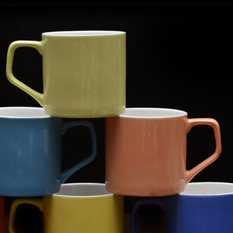 Mug & Tea Cup - Poc Raila Multicolor Cup (200 ML) - Set Of Six