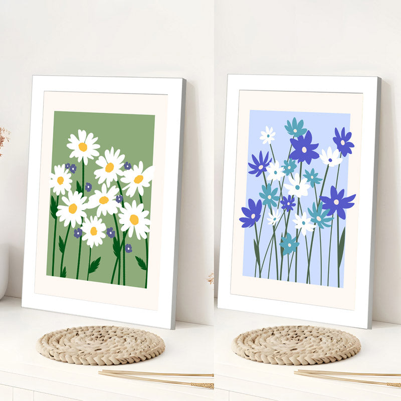 Buy Daisy Formo Wall Art - Set Of Two Wall Art & Paintings from Vaaree