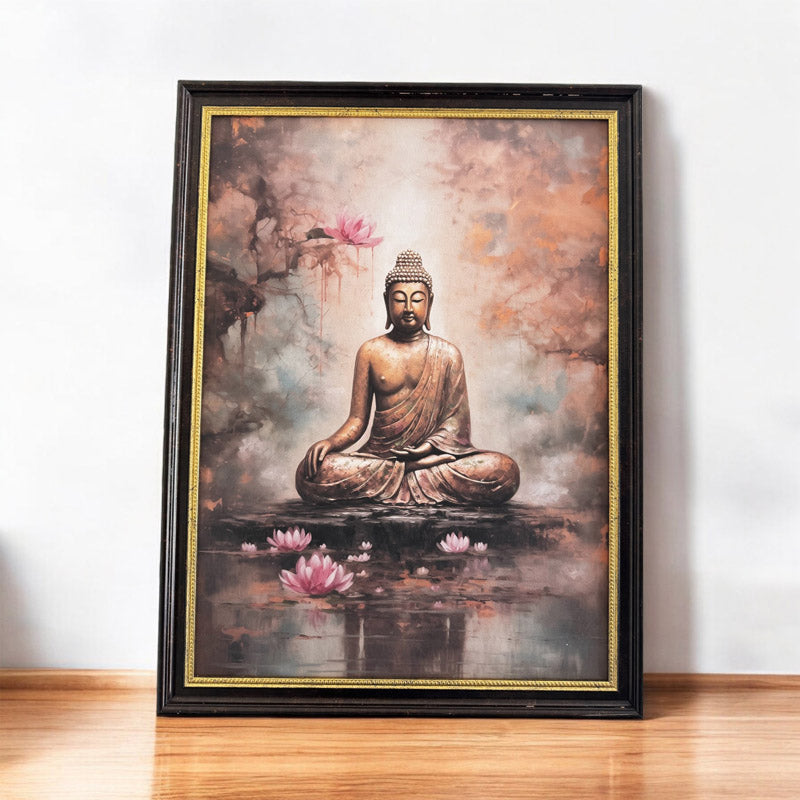 Buy Buddha Meditation Wall Painting Wall Art & Paintings from Vaaree