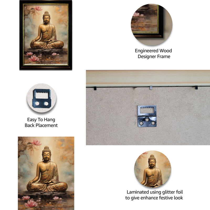 Buy Buddha Meditation Wall Painting Wall Art & Paintings from Vaaree