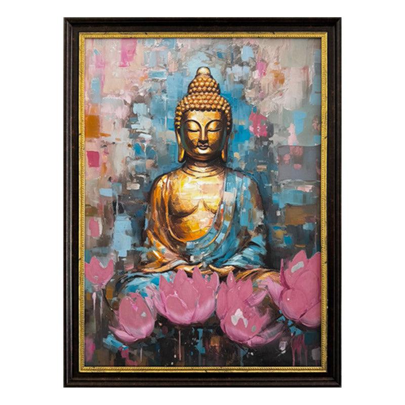 Buy Lotus Serenity Buddha Wall Art Wall Art & Paintings from Vaaree