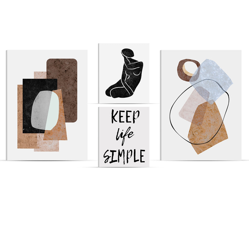 Wall Art & Paintings - Keep It Simple Wall Art - Set Of Five