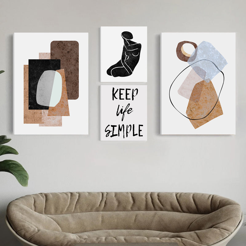 Wall Art & Paintings - Keep It Simple Wall Art - Set Of Five