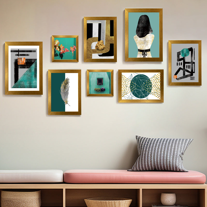 Wall Art & Paintings - Abstract Gouche Wall Art - Set Of Eight