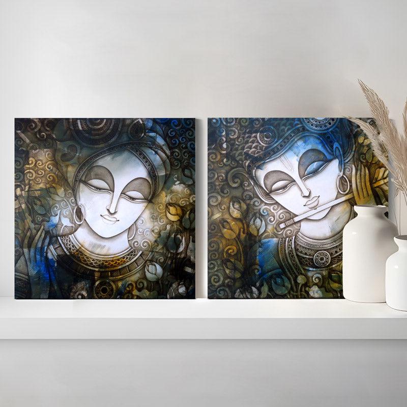 Buy Radhe Krishna Wall Art Wall Art & Paintings from Vaaree