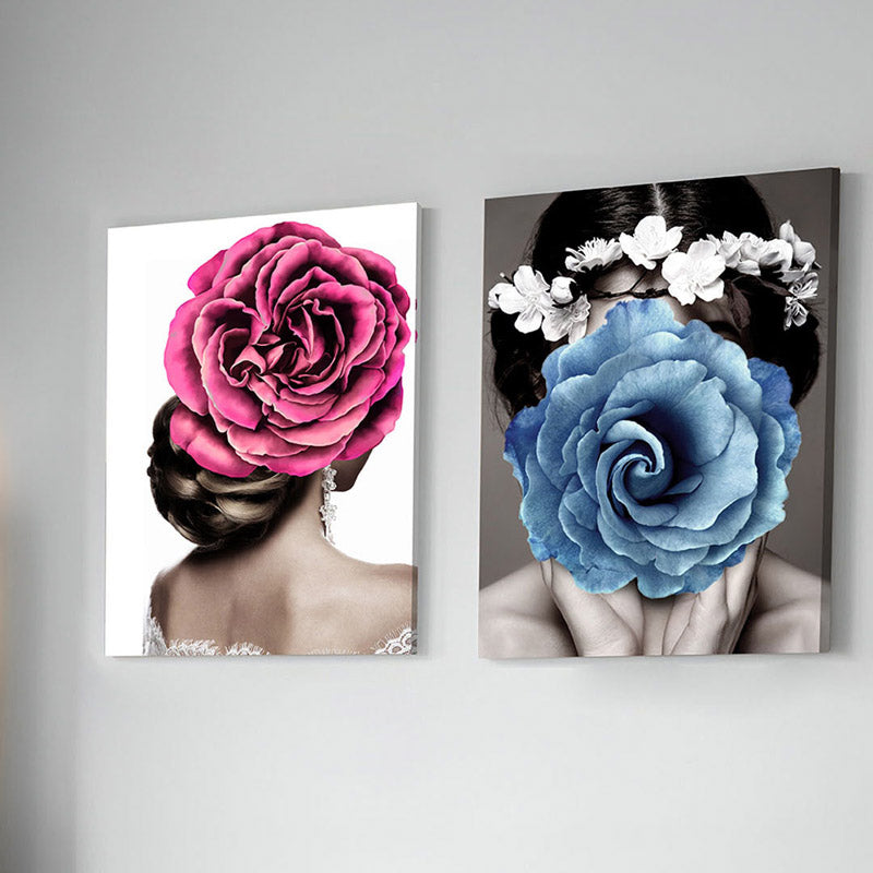 Buy Katerina Rose Wall Art - Set of Two Wall Art & Paintings from Vaaree