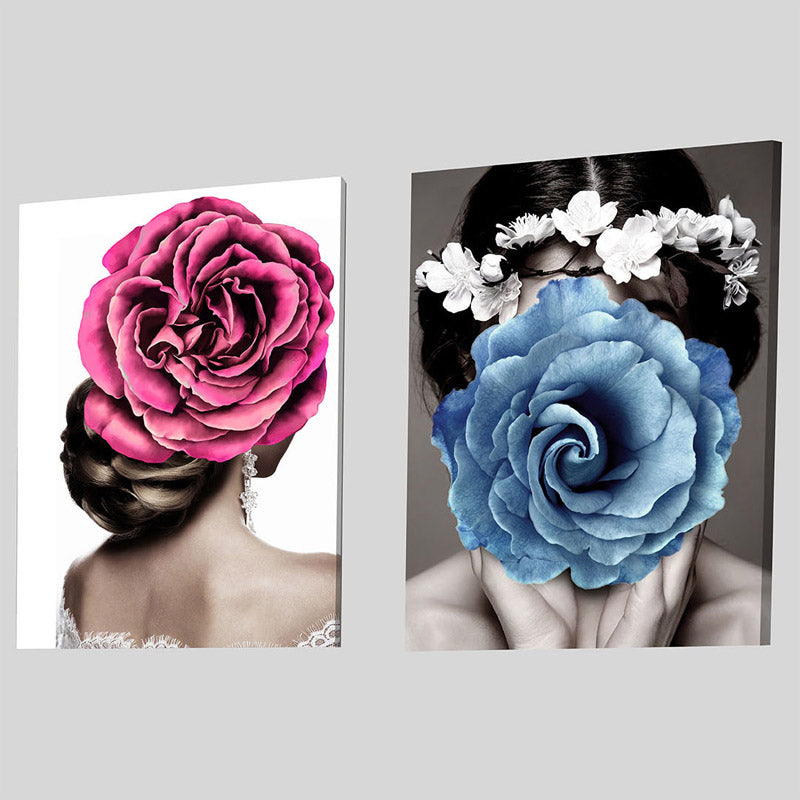 Buy Katerina Rose Wall Art - Set of Two Wall Art & Paintings from Vaaree