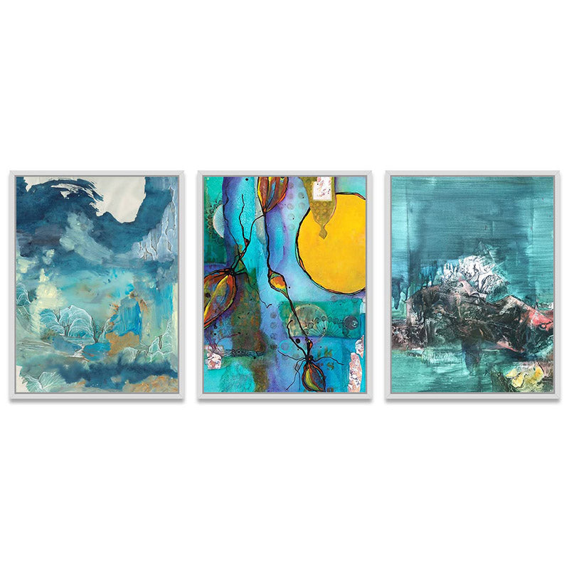 Buy Mintera Wall Art - Set Of Three Wall Art & Paintings from Vaaree