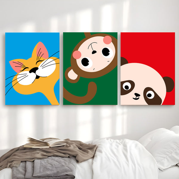 Buy Jungle Cartoon Wall Art - Set Of Three Wall Art & Paintings from Vaaree