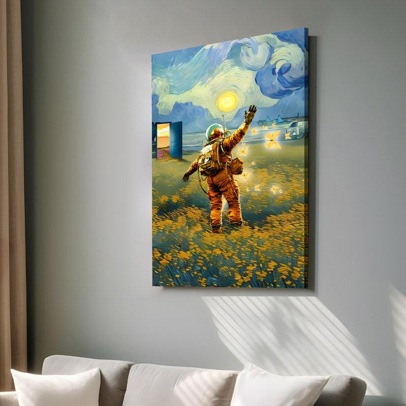 Buy In The Galaxy Garden Wall Painting Wall Art & Paintings from Vaaree