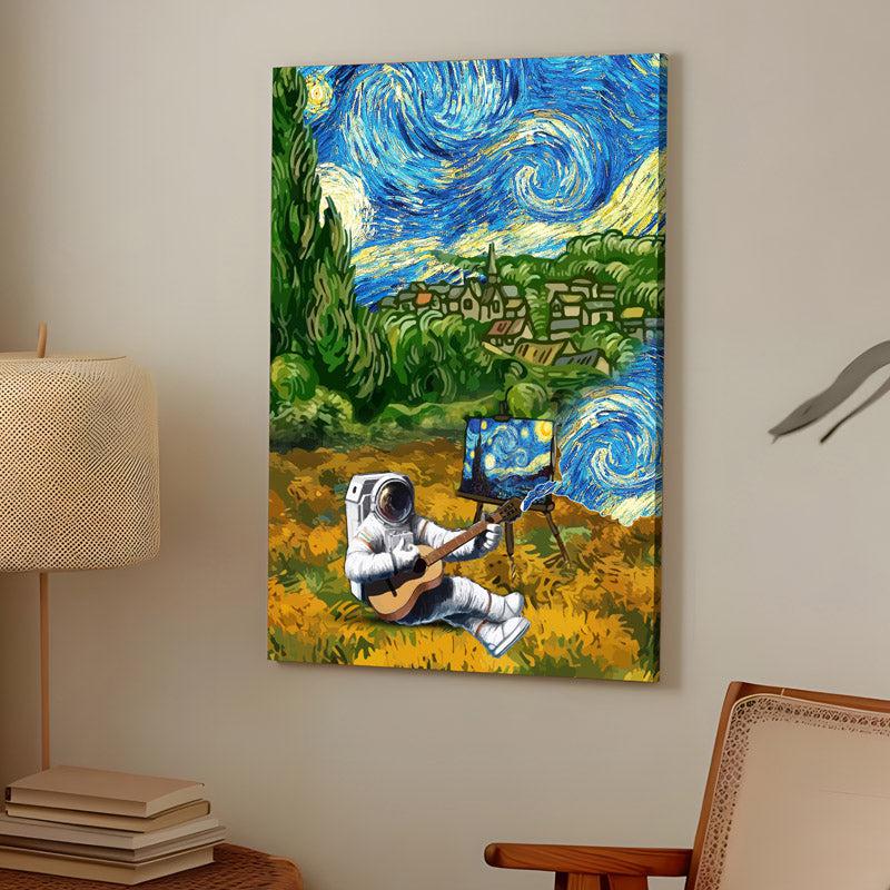 Buy Astro Starry Night Wall Painting Wall Art & Paintings from Vaaree