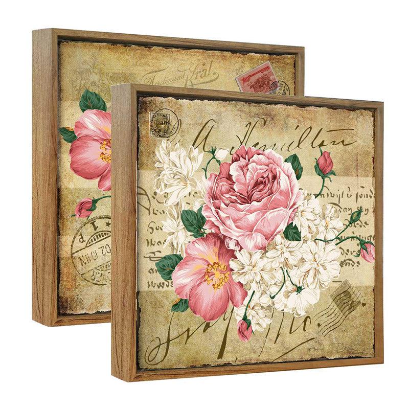 Buy Baker Floral Wall Art - Set Of Two Wall Art & Paintings from Vaaree