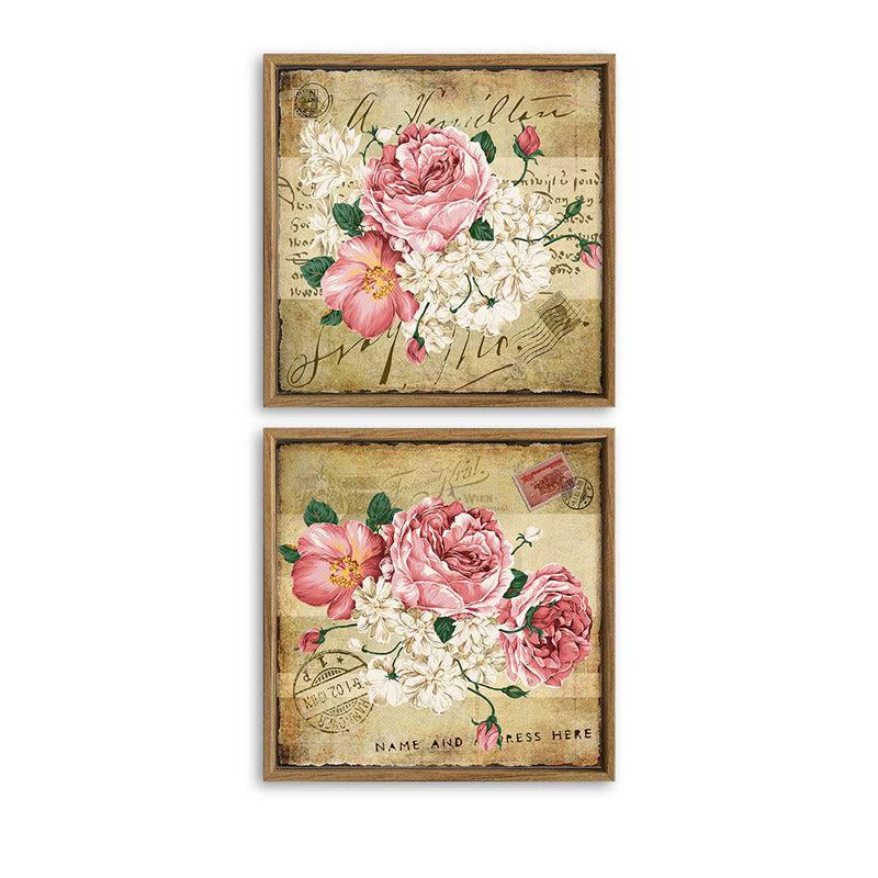 Buy Baker Floral Wall Art - Set Of Two Wall Art & Paintings from Vaaree