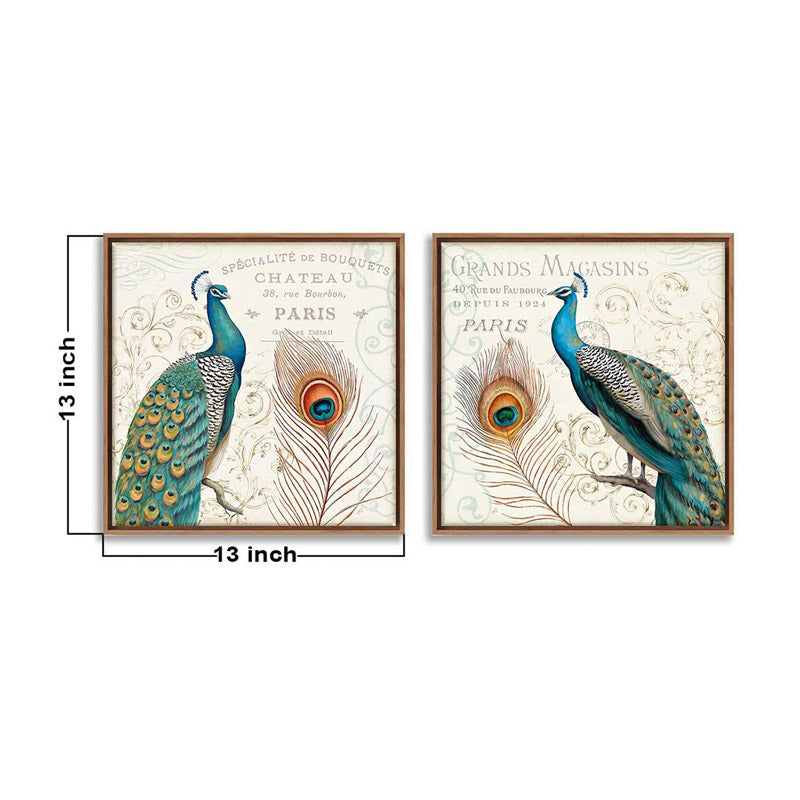 Buy Mayura Charita Wall Art - Set Of Two Wall Art & Paintings from Vaaree