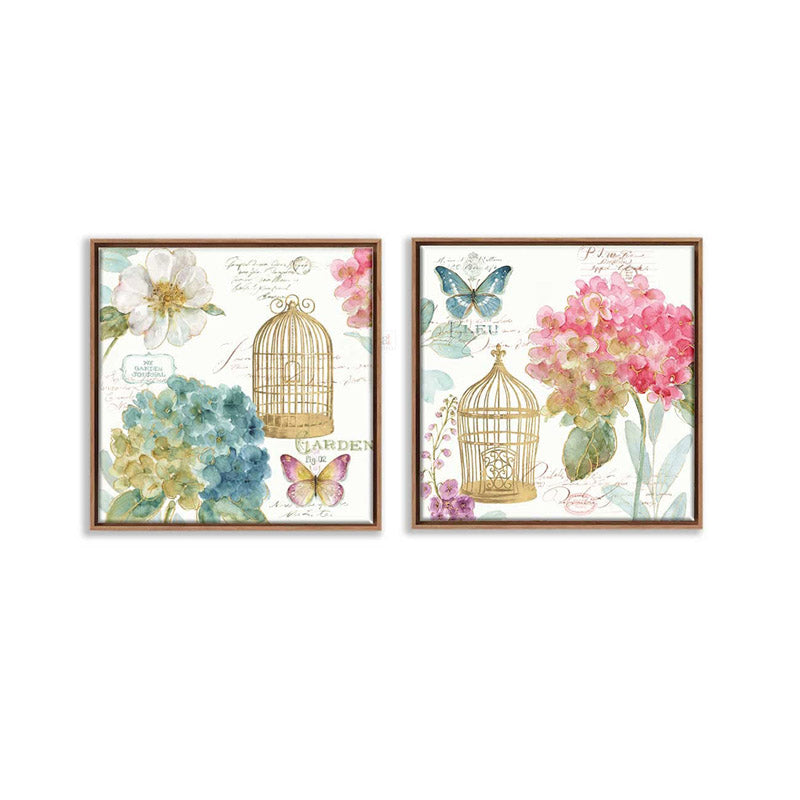 Buy Humeia Floral Wall Art - Set Of Two Wall Art & Paintings from Vaaree