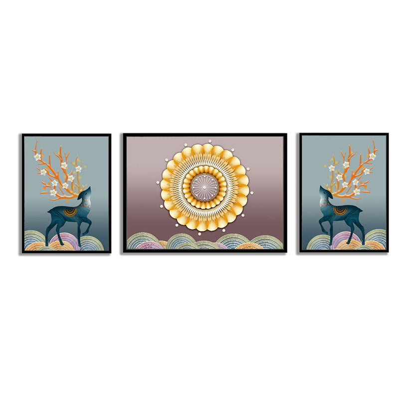 Buy Tanya Wall Art - Set Of Three Wall Art & Paintings from Vaaree