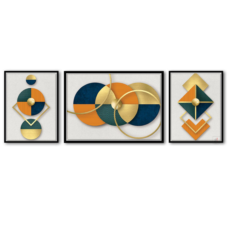 Buy Mexis Wall Art - Set Of Three Wall Art & Paintings from Vaaree