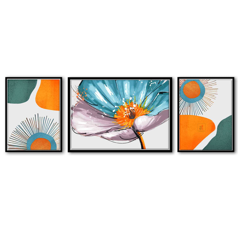 Buy Shawna Floral Wall Art - Set Of Three Wall Art & Paintings from Vaaree