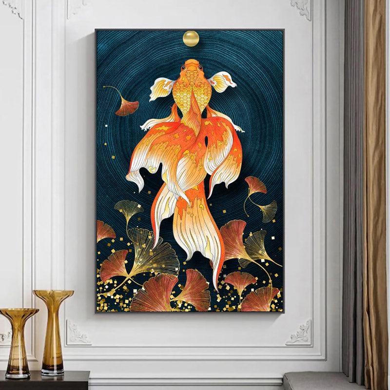 Buy Tiffany Goldfish Wall Art Wall Art & Paintings from Vaaree