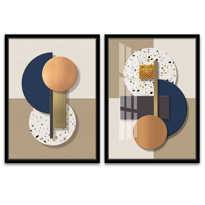 Buy Clover Abstract Wall Art - Set Of Two Wall Art & Paintings from Vaaree