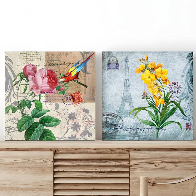 Buy Floral Fix Wall Art Wall Art & Paintings from Vaaree