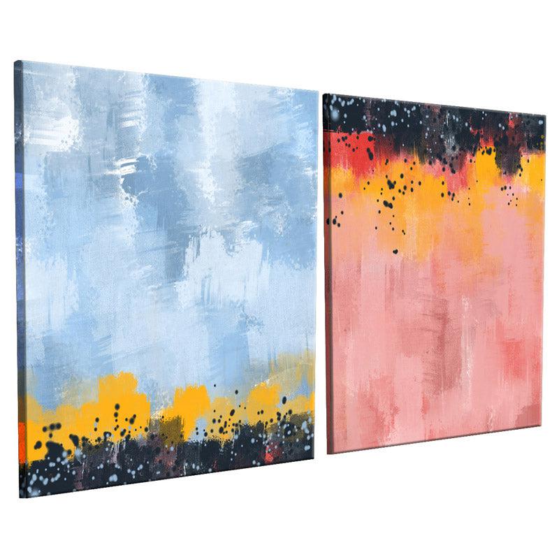 Buy Carmel Floral Wall Art - Set Of Two Wall Art & Paintings from Vaaree