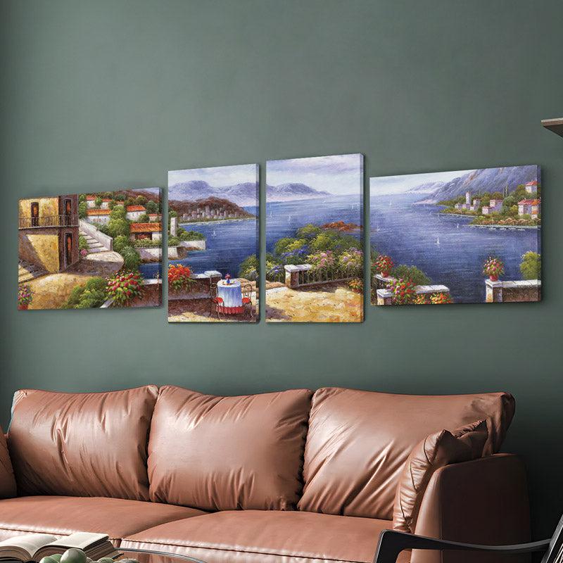 Buy City Paradise Wall Art - Set Of Four Wall Art & Paintings from Vaaree