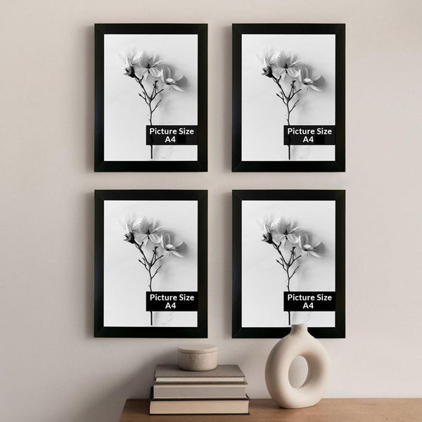 Buy Classy Chrome Photo Frame Photo Frame - Set Of Four Photo Frames from Vaaree