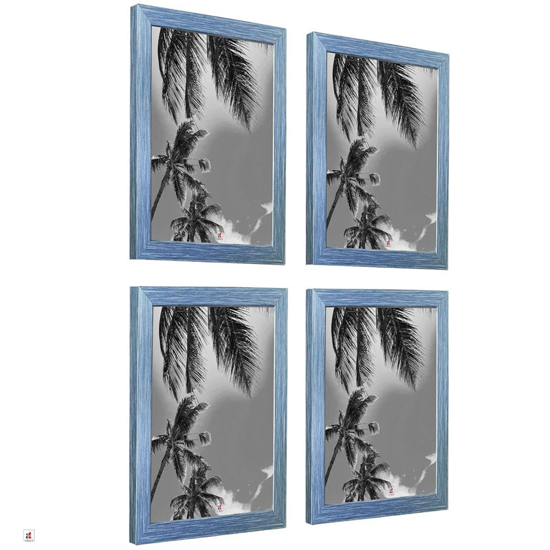 Buy Blue Touch Photo Frame Photo Frame - Set Of Four Photo Frames from Vaaree