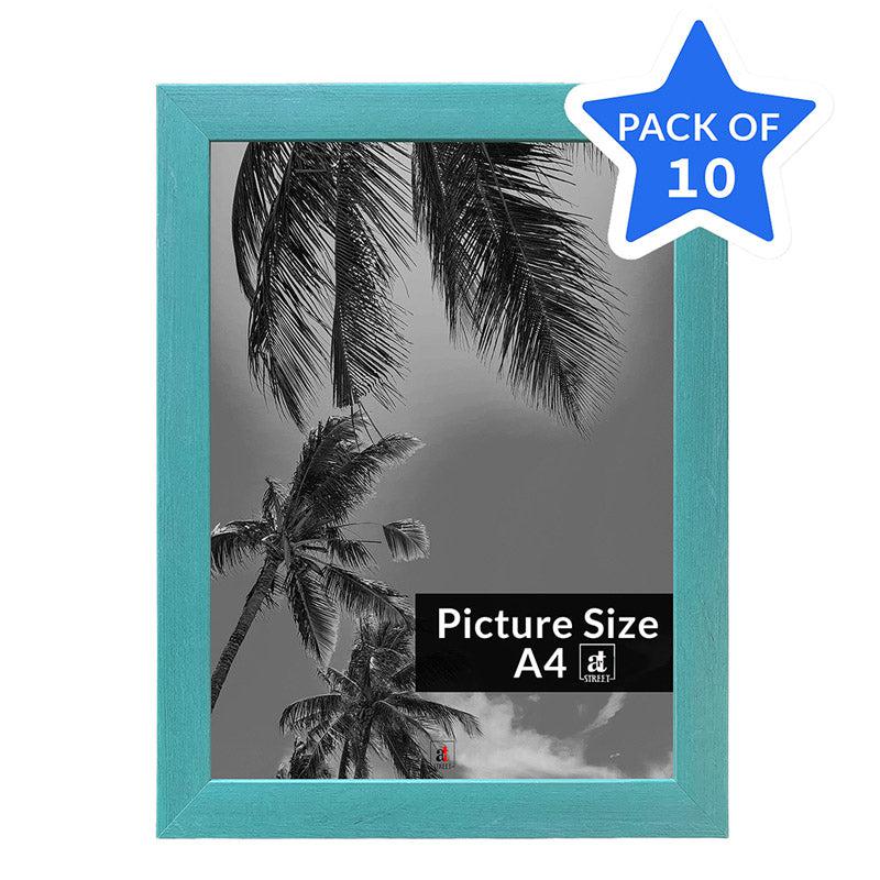 Buy Arabella Photo Frame (Green) - Set Of Ten Photo Frames from Vaaree