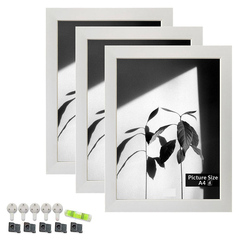 Buy Arabella Photo Frame (White) - Set of Three Photo Frames from Vaaree