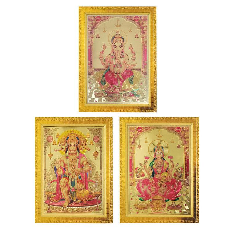 Buy Ganesha Laxmi Hanuman Festive Wall Accent Festive Accents from Vaaree