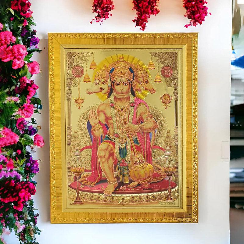 Buy Ganesha Laxmi Hanuman Festive Wall Accent Festive Accents from Vaaree