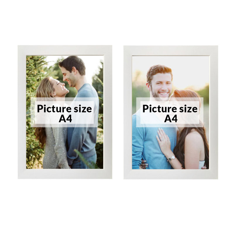 Buy Rosta Photo Frame (White) Photo Frame - Set Of Two Photo Frames from Vaaree