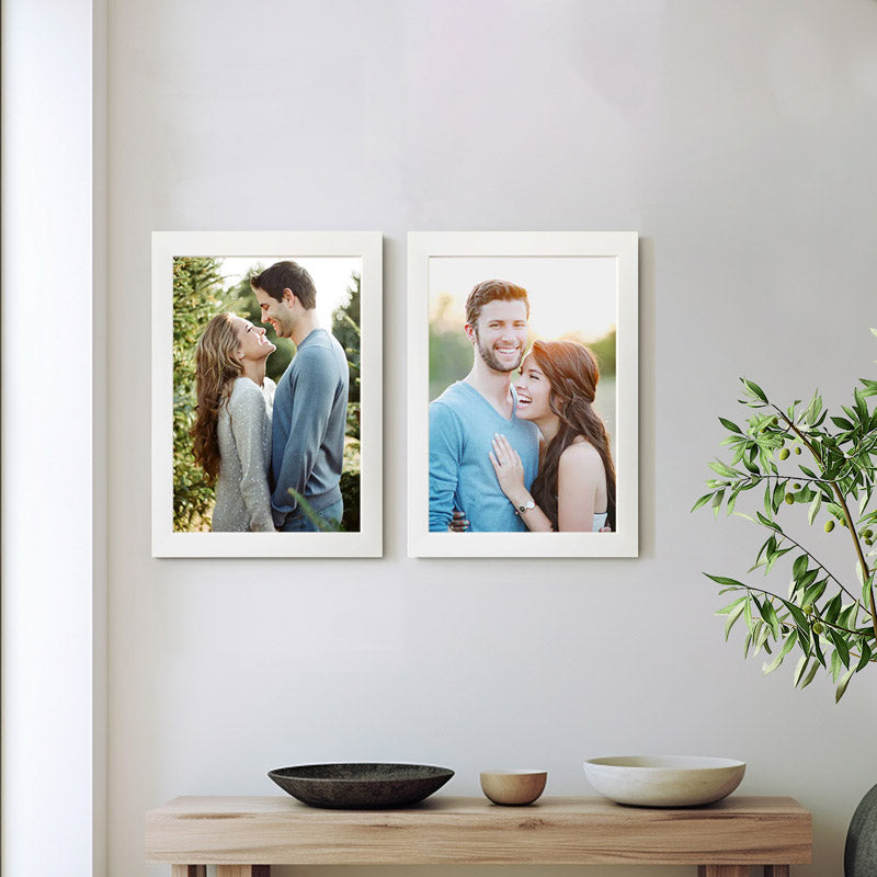 Buy Rosta Photo Frame (White) Photo Frame - Set Of Two Photo Frames from Vaaree