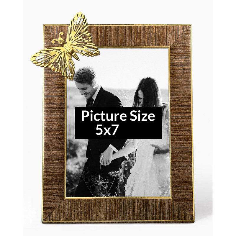 Buy Evangeline Photo Frame (Brown) - Set of Two Photo Frames from Vaaree