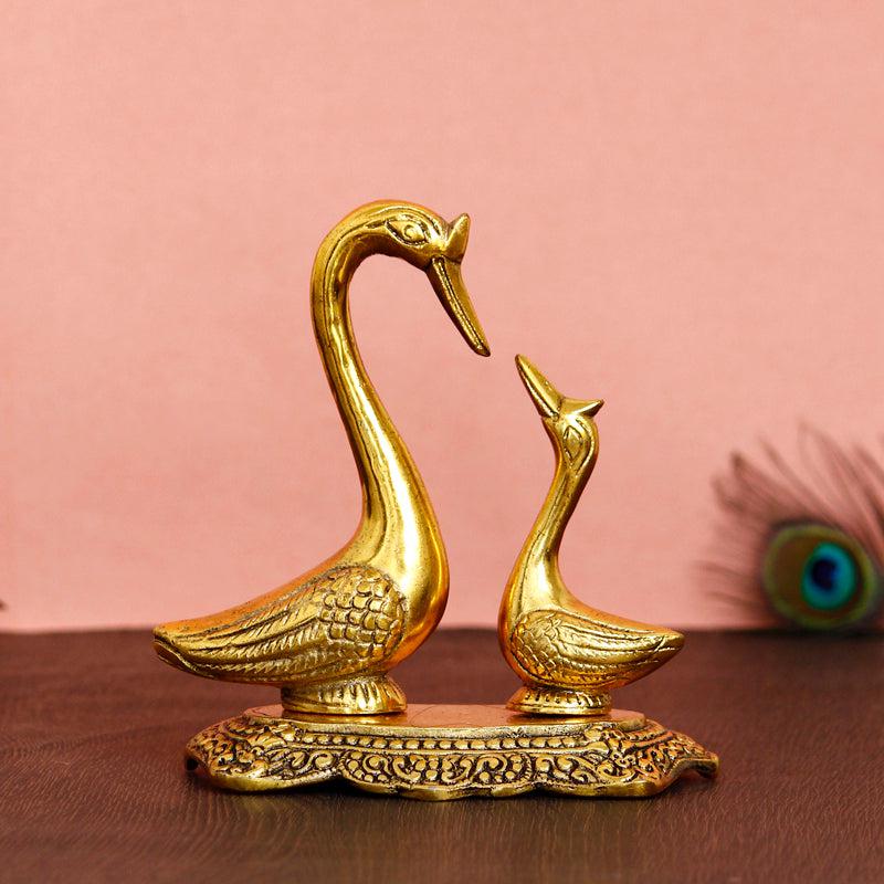 Buy Swanista Golden Showpiece Showpieces from Vaaree