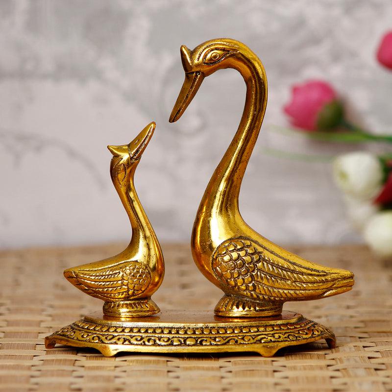 Buy Swanista Golden Showpiece Showpieces from Vaaree