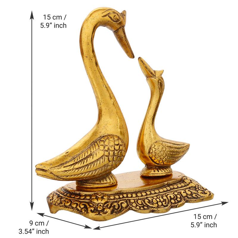 Buy Swanista Golden Showpiece Showpieces from Vaaree