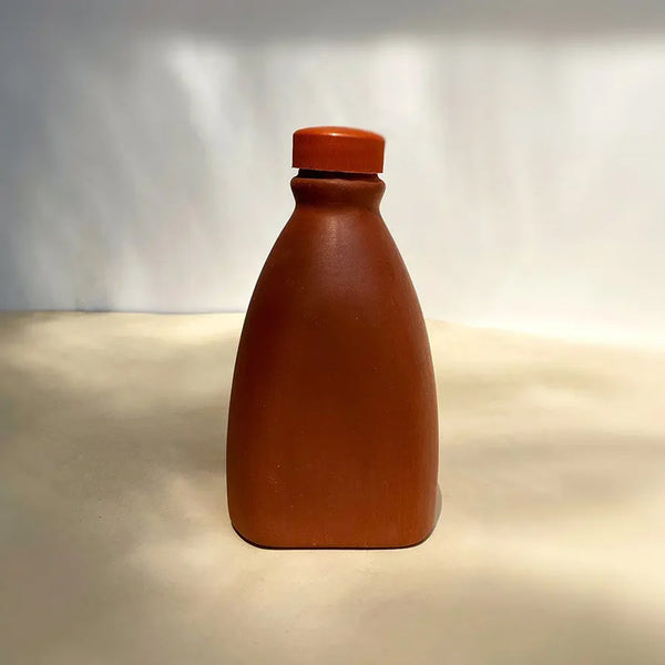 Eisha Traingle Terracotta Bottle - 500 ML