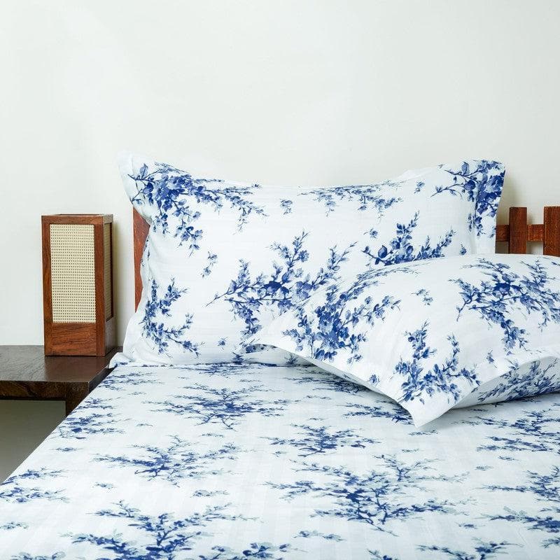 Buy Parul Printed Bedsheet - White at Vaaree online | Beautiful Bedsheets to choose from