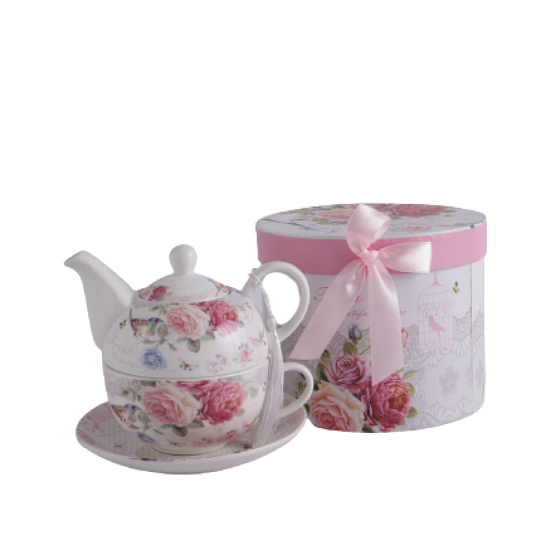 Buy Florae Quint Tea Set - Three Piece Set Tea Set & Tea Pots from Vaaree